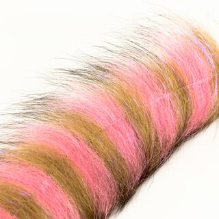EP Grizzly UV Streamer Brush  tan/pink