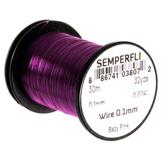 Semperfli Wire 0,1mm baby pink