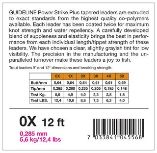 GuideLine Power Strike 3-er Pack 12 Trout  -3x
