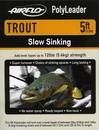 Airflo Polyleader - TROUT 5,4 kg - 5ft. - 1,5 m Slow Sinking