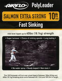 Airflo Polyleader - Salmon Extra Strong 18kg - 10ft. - 3 m  Fast Sinking