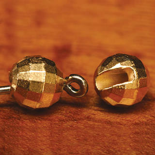 Tungsten Facetten Perlen mit Schlitz -10Stck- 3,5 mm