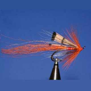 Lachsfliegen Doppelhaken (Long Tail)
