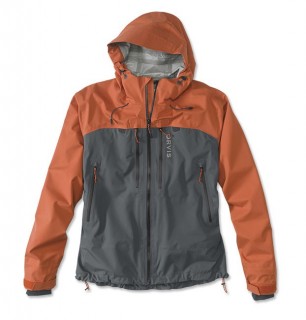 Orvis Ultralight Watjacke -orange/grau-