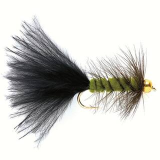 Wooly Bugger olive/schwarz - Streamer