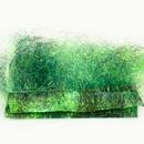Layered Fringe Wing chartreuse mint peacock