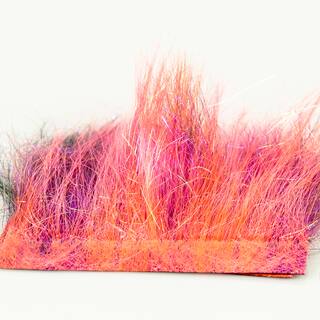Layered Fringe Wing coral purple olive