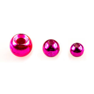 Tungsten Perlen -METALLIC PINK-