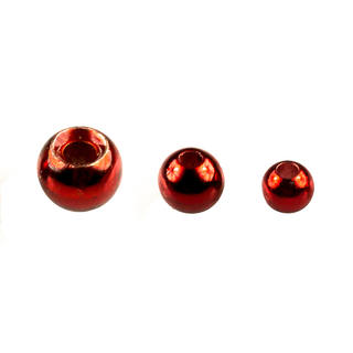 Tungsten Perlen -METALLIC RED-