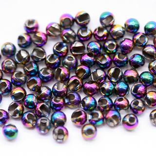Tungsten Rainbow Perlen mit Schlitz