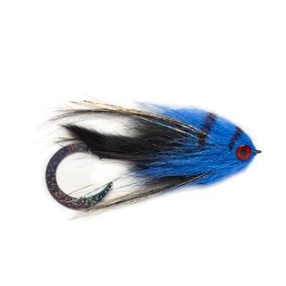 Paolos Wiggle Tail Bunny Black & Blue 6/0 - Hechtfliege