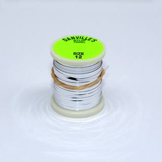 Mylar Tinsel Flach silber