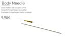 Body Needle -gerade- von Daniel Wilmers