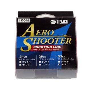 Tiemco Areo Shooter 32lbs - 14,6 kg - 0,48 mm - rot