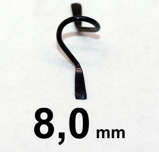 DLC-Ringe diamond coated Schlangenringe 8,0mm