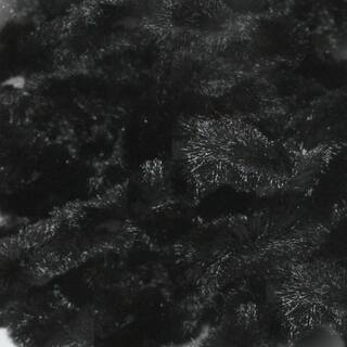Seiden-Chenille -mittel- schwarz