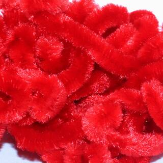 Seiden-Chenille -mittel- rot