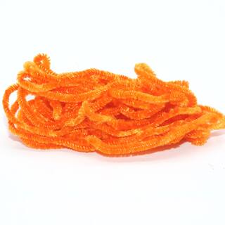 Seiden-Chenille -fein- orange