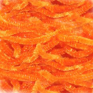 Seiden-Chenille -fein- orange