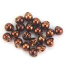 Tungsten OffBeads 2,8 mm metallic coffee