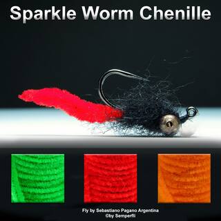 Semperfli Sparkle Worm Chenille