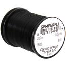 Semperfli Classic waxed thread 6/0 schwarz