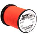 Semperfli Classic waxed thread 6/0 fluo. rot
