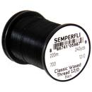 Semperfli Classic waxed thread 12/0 schwarz