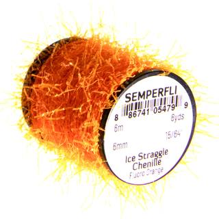 Semperfli Ice Straggle Chenille fluo. orange