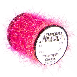 Semperfli Ice Straggle Chenille fluo. pink