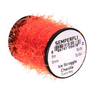 Semperfli Ice Straggle Chenille fluo. rot