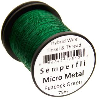 Semperfli Micro Metall Faden peacock grn