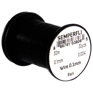 Semperfli Wire 0,1mm schwarz