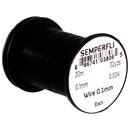 Semperfli Wire 0,1mm schwarz