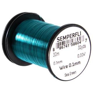 Semperfli Wire 0,1mm sea green