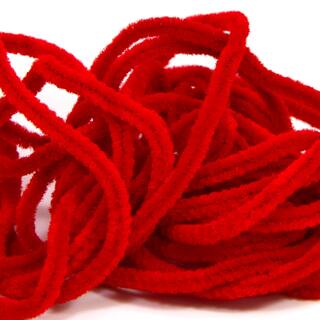 Semperfli Sparkle Worm Chenille rot