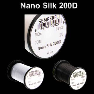 Semperfli Nano Silk -200 Denier- 100mSpule