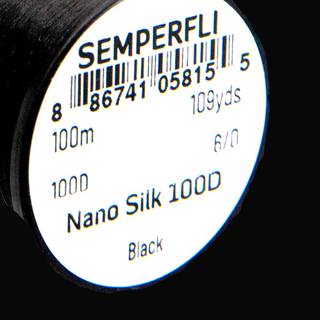 Semperfli Nano Silk -100 Denier- schwarz