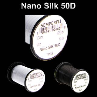 Semperfli Nano Silk - 50 Denier- 100mSpule