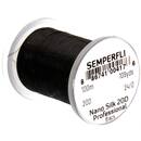 Semperfli Nano Silk - 20 Denier- 100mSpule schwarz