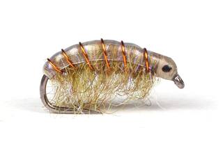 GuideLine UV Gammarus olive #8 -Meerforellenfliege-