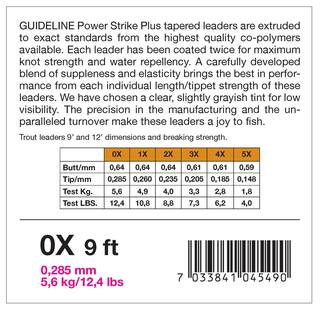 GuideLine Power Strike 3-er Pack Trout 9 -3x