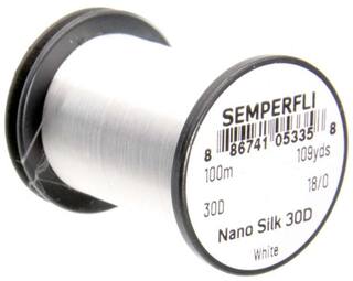 Semperfli Nano Silk -30 Denier- 100mSpule weiss