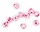 Tungsten Perlen Metallic  light rosa 3,3 mm