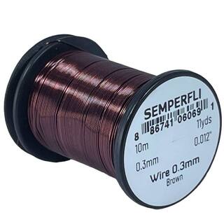 Semperfli Wire 0,3mm braun