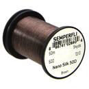 Semperfli Nano Silk - 50 Denier- 50m Spule braun