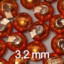 Tungsten Perlen Metallic orange  3,2 mm