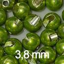 Tungsten Perlen Metallic chartreuse  3,8 mm