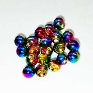 Tungsten OffBeads rainbow 3,3mm