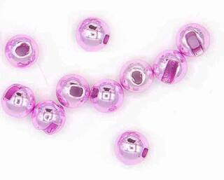 Tungsten Perlen Schlitz Metallic Hot Pink - 2,3 mm